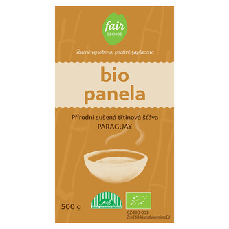 Fairobchod Bio sušená třtinová šťáva panela z Paraguaye, 500 g Fairobchod Bio sušená třtinová šťáva panela z Paraguaye, 500 g