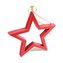 Ozdoba świąteczna gwiazda czerwona BN