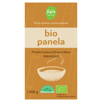 Fairobchod Bio sušená třtinová šťáva panela z Paraguaye, 1500 g