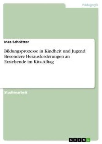 Bildungsprozesse in Kindheit und Jugend. Besondere Herausforderungen an Erziehende im Kita-Alltag