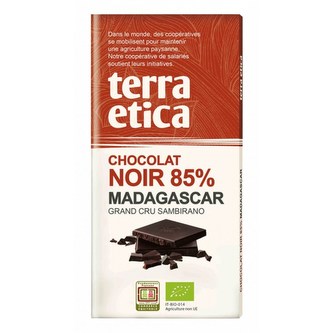 Terra Etica Bio hořká čokoláda Madagaskar Sambirano 85 %, 100 g