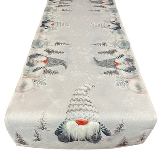 Vánoční ubrus - běhoun na stůl CHRISTMAS GNOMES II. 40x140 cm Mybesthome
