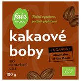 Fairobchod Bio nepražené kakaové boby Uganda MotM, 100 g