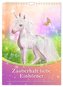 Zauberhaft liebe Einhörner - Kalender (Wandkalender 2024 DIN A4 hoch), CALVENDO Monatskalender