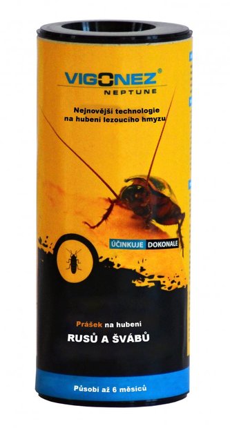 Vigonez NEPTUNE Prášek k hubení švábů a rusů 100g