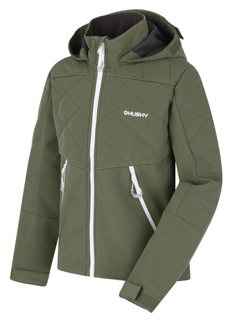 Dětská softshell bunda Salex K khaki - 164
