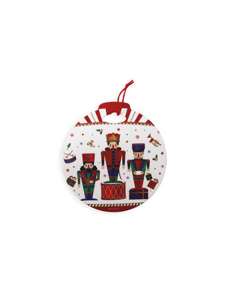 Vánoční podložka pod hrnec na horké 20 cm Lo Schiaccianoci BRANDANI