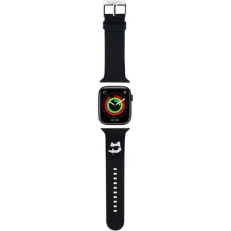 Karl Lagerfeld Choupette Head NFT řemínek Apple Watch 42/44/45/49 černý