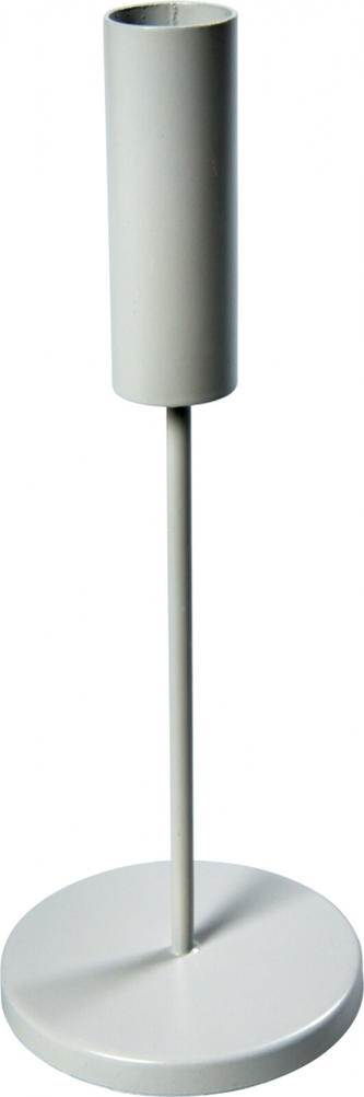 Kovový svícen bílý 20,7x8 cm