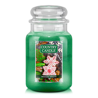 Svíčka ve skleněné dóze Country Candle, 24oz | Large Jar | Holiday Sweets
