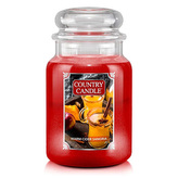 Svíčka ve skleněné dóze Country Candle, Teplá jablečná sangria, 680 g