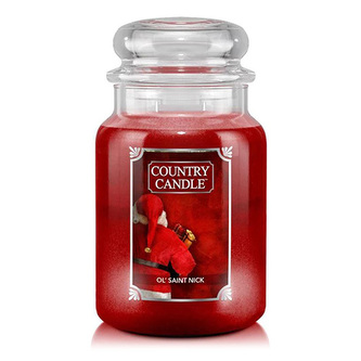 Svíčka ve skleněné dóze Country Candle, 24oz | Large Jar | Ol' Saint Nick