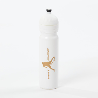 FATPIPE Sportovní láhev 1,0 L bílá/zlatá