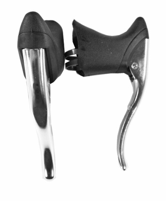 brzdové páky silniční Al  Aero černo-stříbrné