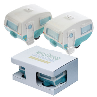 Keramická solnička a pepřenka Karavan