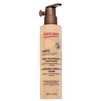 Topicrem Karité Nourishing Fortifying Cream posilující péče pro kudrnaté vlasy 200 ml