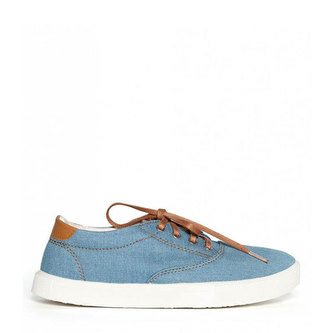Oldcom Tenisky BROOKLYN Denim Modré Velikost: 36, Barva: Modrá