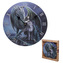 Nástěnné hodiny Magický ochránce - Drak a jednorožec, design Lisa Parker
