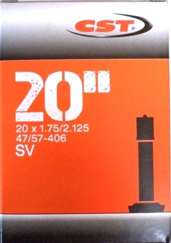 duše CST 20"x1.75-2.125 (47/57-406) AV/40mm duše CST 20"x1.75-2.125 (47/57-406) AV/40mm