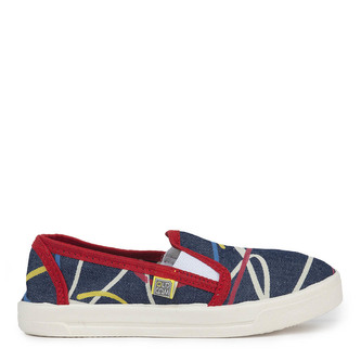 Oldcom Slip-On COOPER Denim Teen Velikost: 35, Barva: Modrá