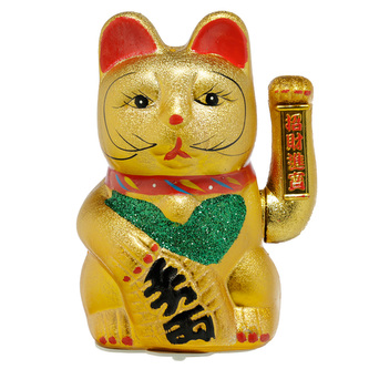Maneki Neko soška štěstí, 21cm