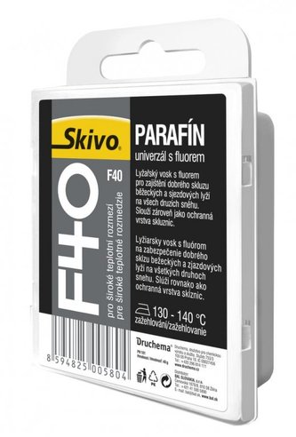 vosk Skivo parafín s fluorem F 40 univerzál 40g vosk Skivo parafín s fluorem F 40 univerzál 40g