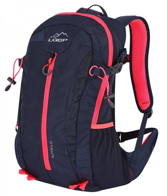 batoh LOAP ALPINEX 25 tmavě modrý/růžový
