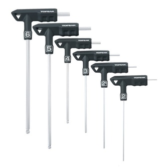 klíče imbus TOPEAK T-Handle DuoHex Wrench 6ks