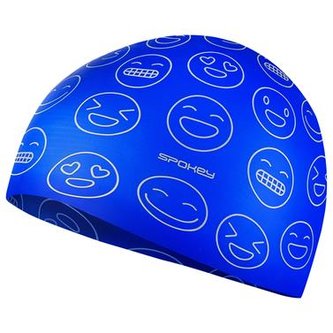 čepice plavecká junior Spokey EMOJI silikon růžová