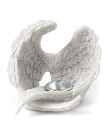 Stojan na vonné tyčinky a kužely Okřídlené srdce - Andělská křídla