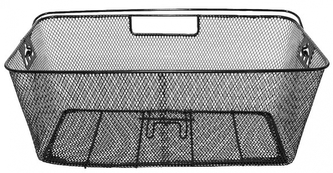 koš nosičový XL drátěný černý