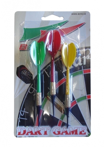 šipky s plastovými hroty