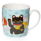 Porcelánový hrnek Maneki Neko kočka pro štěstí