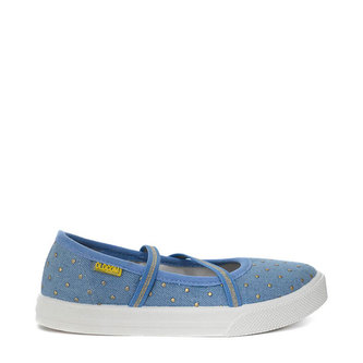 Oldcom Slip-On ELLA Modré Dětské Velikost: 31, Barva: Modrá