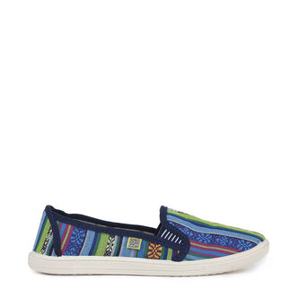 Oldcom Slip-On ETNO Modré Dámské DOPRODEJ Velikost: 41, Barva: Modrá