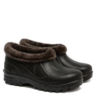 Oldcom Unisex Zateplené Galoše EVA Černé Velikost: 38/39, Barva: Černá