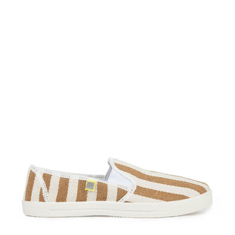 Oldcom Slip-On ETNO Strings Pánské Velikost: 42, Barva: Hnědá