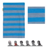 šátek roura SENSOR TUBE MERINO ACTIVE pruhy/modrý