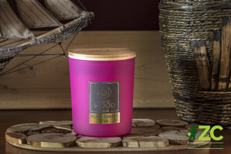 Svíčka sklo - MAGIC WOOD 300 g - Black Cherry Tea (cena bez slev) Svíčka sklo - MAGIC WOOD 300 g - Black Cherry Tea (cena bez slev)