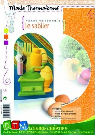 Odlévací forma - Přesýpací hodiny kuchyně Odlévací forma - Přesýpací hodiny kuchyně