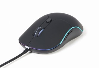 GEMBIRD myš MUS-UL-02, podsvícená, černá, 2400DPI, USB