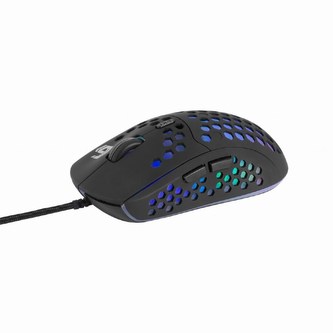 GEMBIRD myš RAGNAR RX400, podsvícená, 6 tlačítek, černá, 7200DPI,  USB