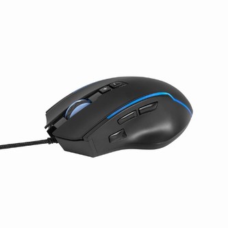 GEMBIRD myš RAGNAR RX300, podsvícená, 8 tlačítek, černá, 12 000DPI,  USB