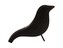 Soška Silueta ptáka velká černá 26cm Present Time
