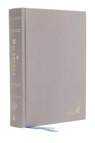 Nasb, MacArthur Study Bible, 2nd Edition, Hardcover, Gray, Comfort Print: Unleashing God's Truth One Verse at a Time