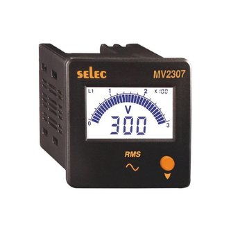 Digitální panelový voltmetr 50-480V, 72 x 72mm
