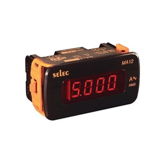 Digitální panelový ampérmetr 50mA - 5A, 48 x 96 mm