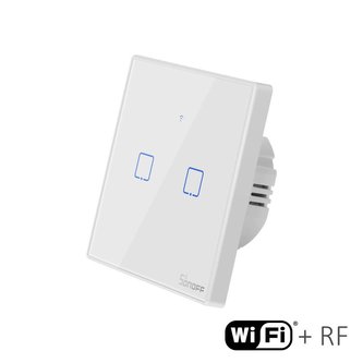 Dotykový Wi-Fi a RF vypínač Sonoff T2EU2C-TX