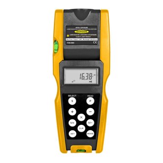 Kompaktní ultrazvukový dálkoměr až 12m, rozlišení 10mm, funkce objem a plocha Kompaktní ultrazvukový dálkoměr až 12m, rozlišení 10mm, funkce objem a plocha
