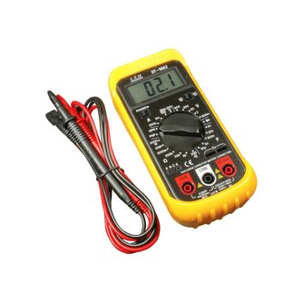 Digitální multimetr v gumovém pouzdře, max 600V/10A DC/AC, 200MOhm, 20uF